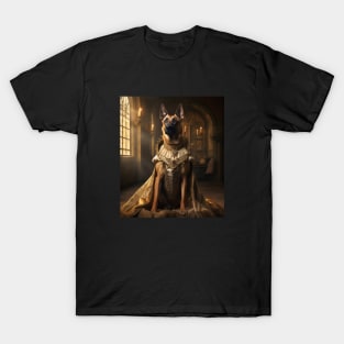 Regal Belgian Malinois - Medieval Princess T-Shirt